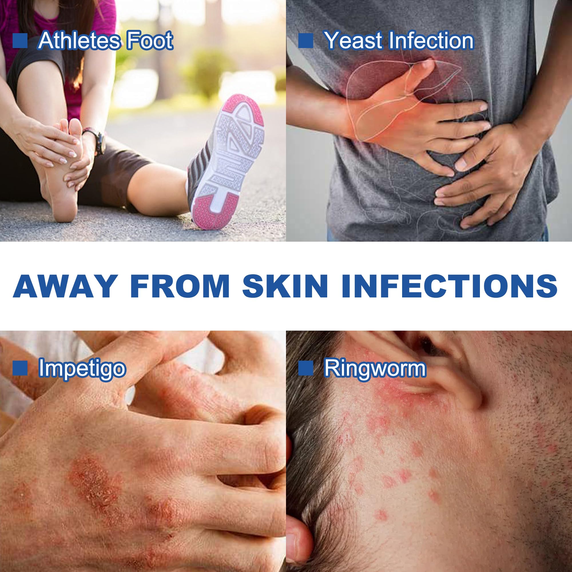 Natouch antifungal soap bar suitable for daily face and body cleansing.