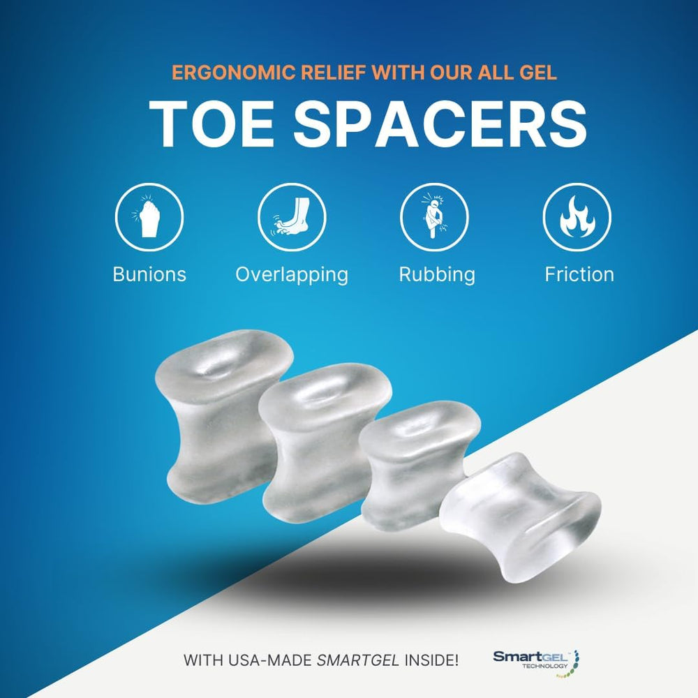NatraCure Gel Toe Spacers demonstrate skin-nourishing formula for daily wear