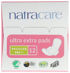 Pad core made from ecologically certified cellulose pulp in Natracare line