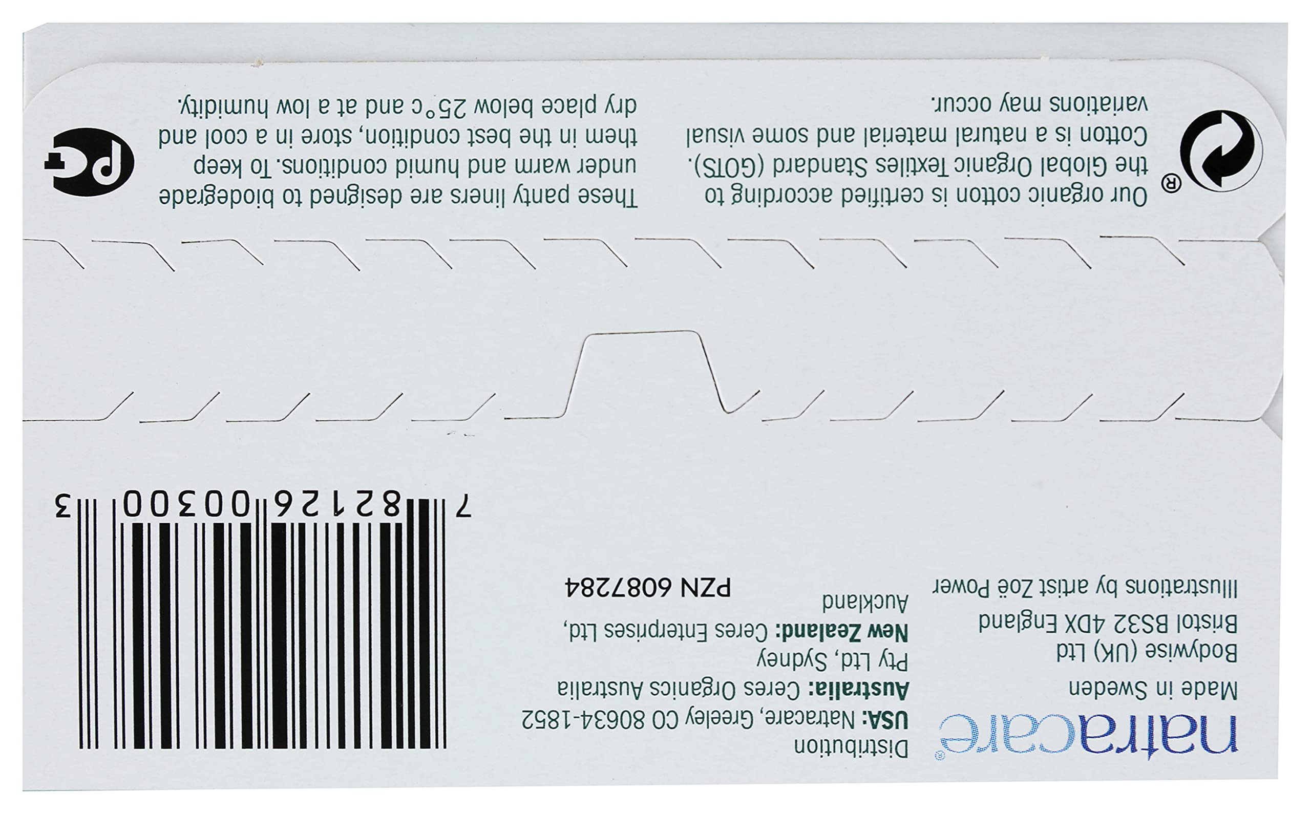 Daily-use NATRACARE liners ideal for sensitive skin and allergy-prone wearers