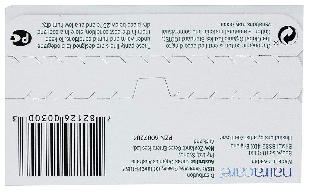 Daily-use NATRACARE liners ideal for sensitive skin and allergy-prone wearers