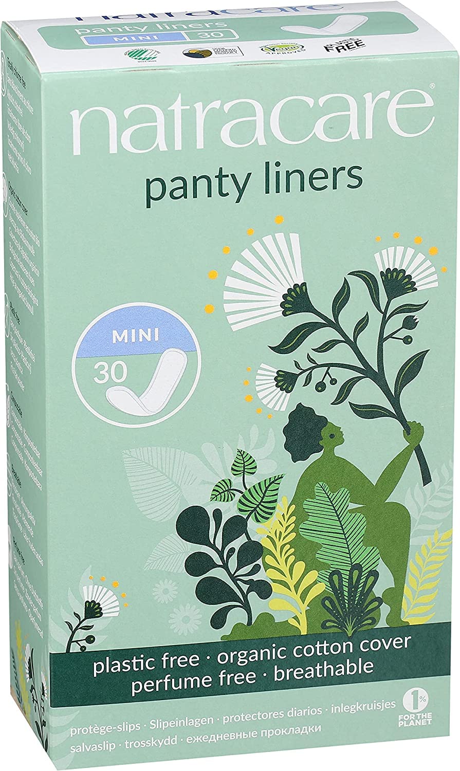 Natracare Panty Liners Mini chlorine-free design supports gentle daily use