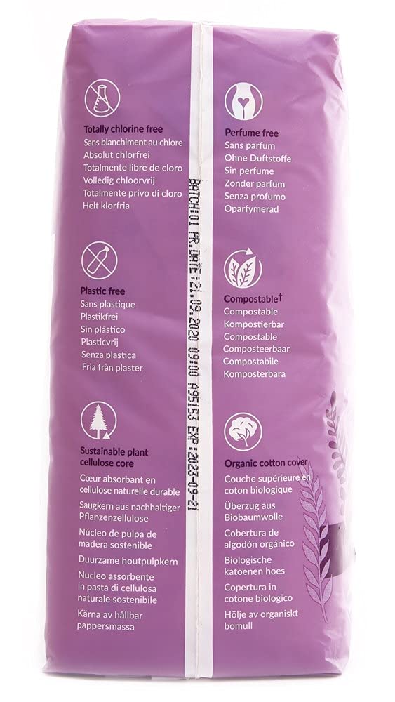 Natracare vegan period care pad supports plant-based choices