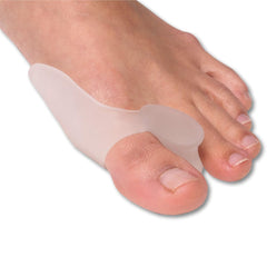 NatraCure gel bunion guards 2-pack protect the bunion for comfortable walking.