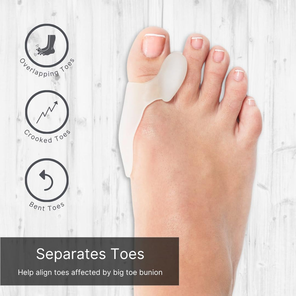NatraCure toe cushions soften skin while supporting daily wear.