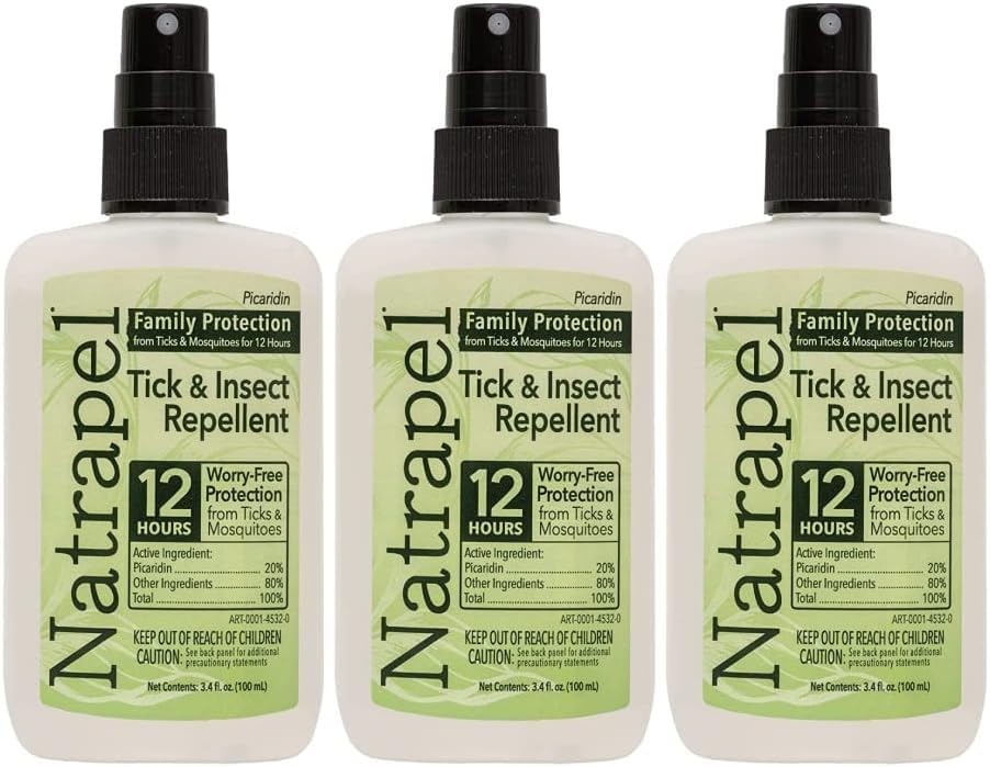 Natrapel bug spray bottle with 20% Picaridin for outdoor protection from bites