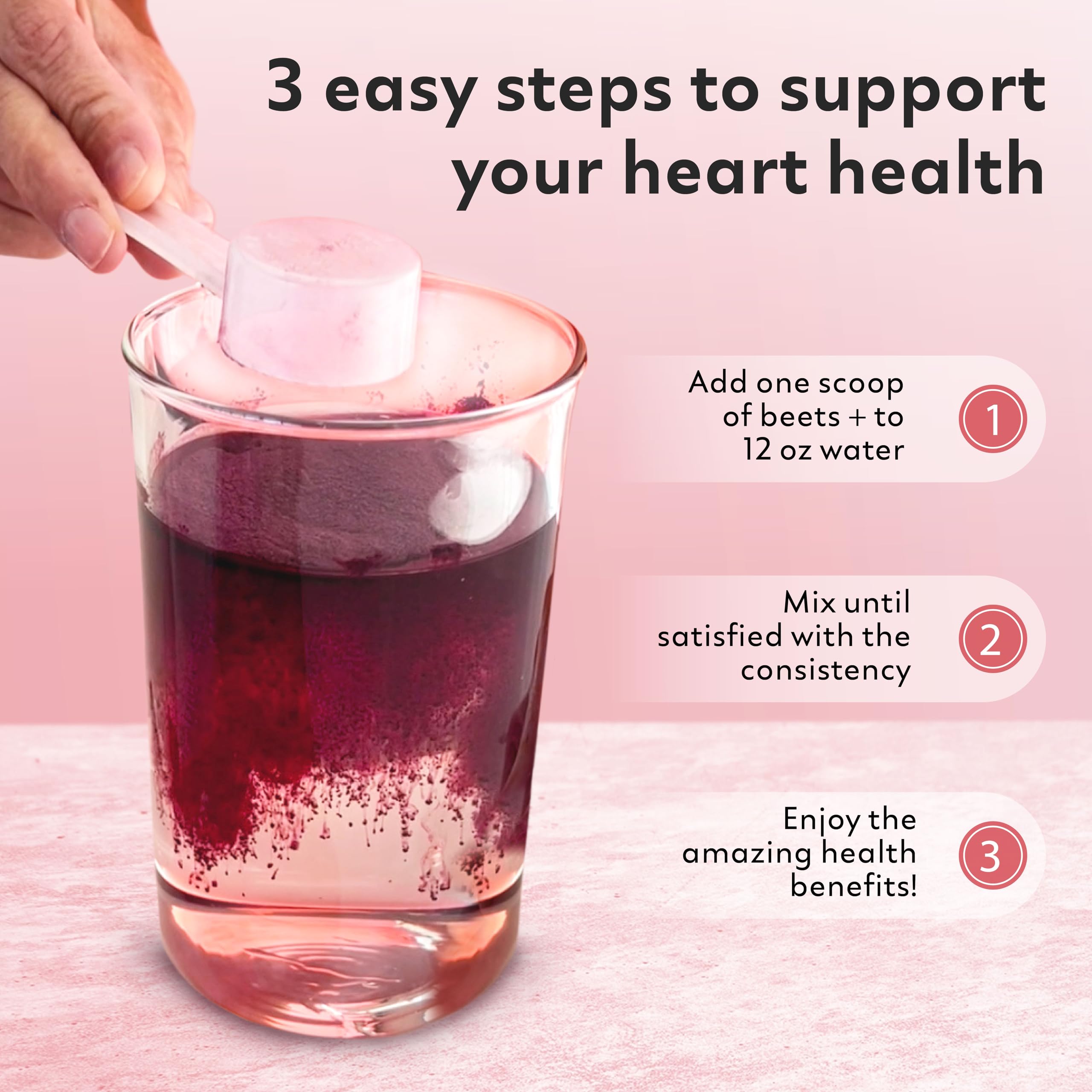 Natrava Beets+ powder back-of-label view with ingredients highlighted