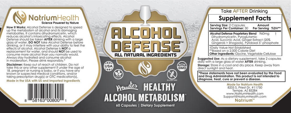 Natrium Health gluten-free, non-GMO badge on packaging reinforces clean ingredients.
