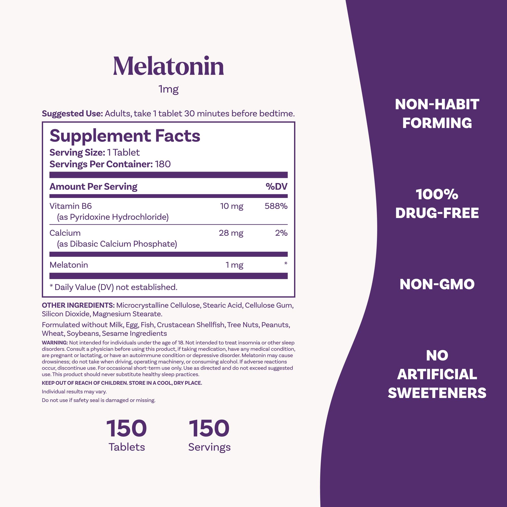 Natrol Melatonina 1 mg: persona sosteniendo la botella.