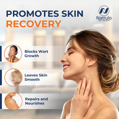 Natrulo Wart Remover for finger warts supports soft, healthy skin.