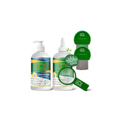 NatulabUSA Lice Shampoo bottle shows natural lice care for all hair types