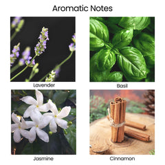 Natur IX calming candle jasmine closeup with soothing floral notes for relaxation.