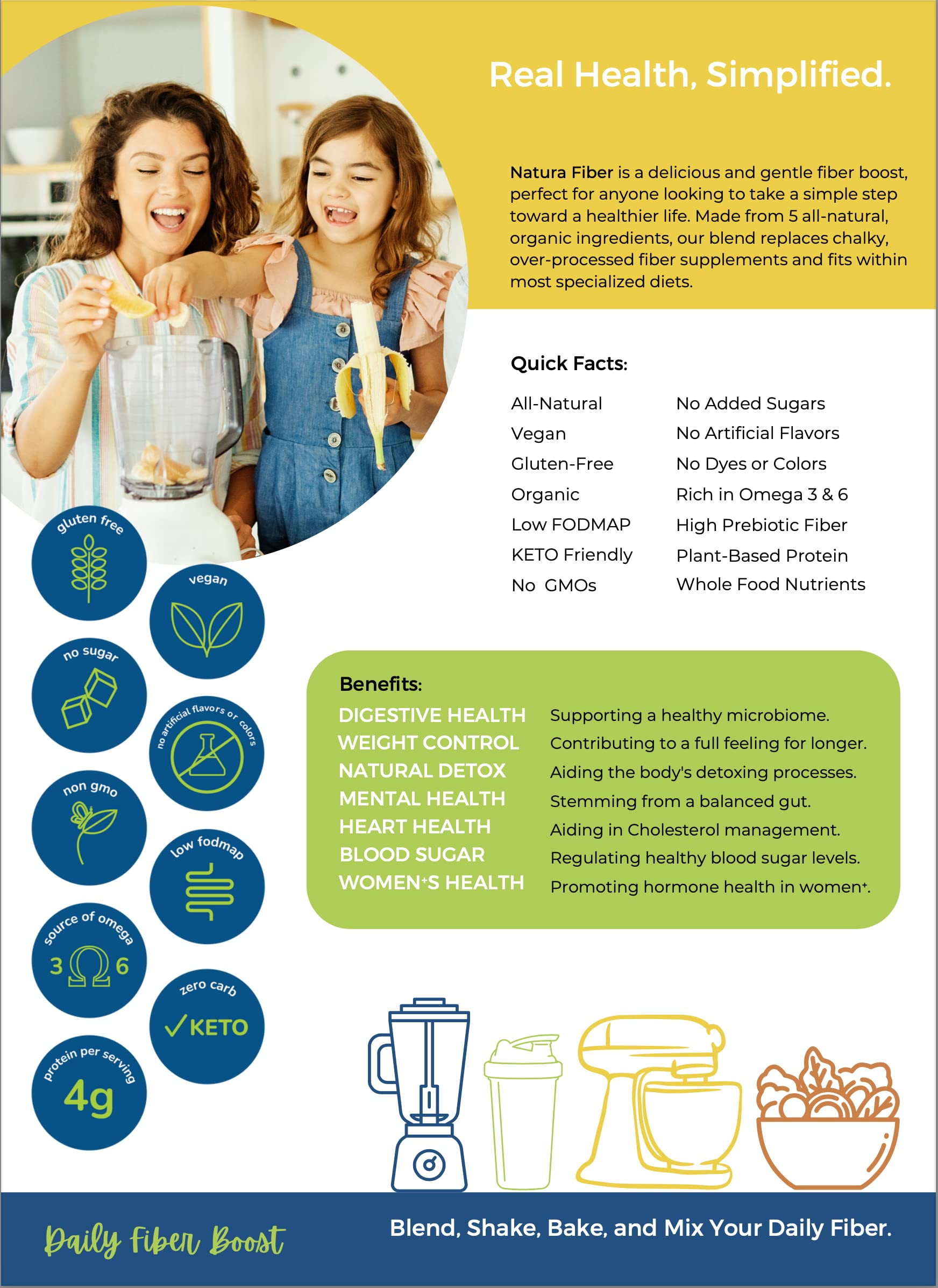 Natura Fiber psyllium husk detail emphasizes texture and fiber content