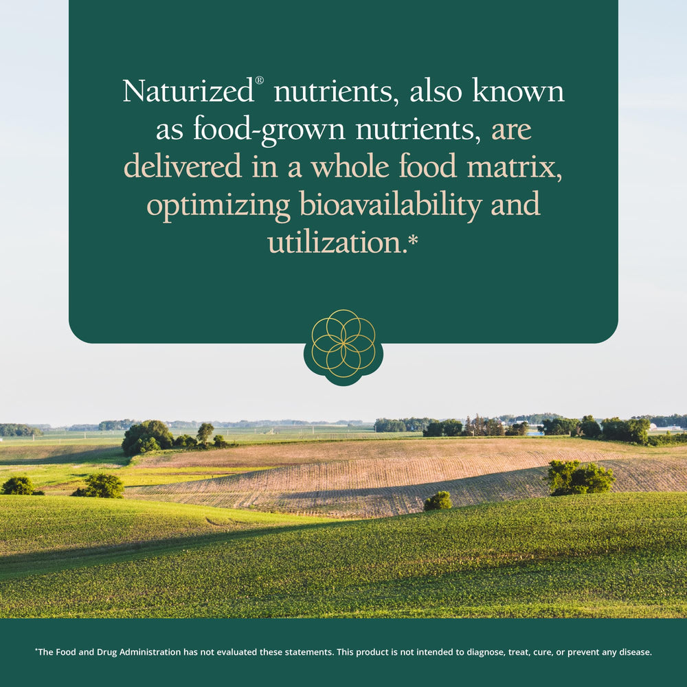 Natura Health Products Vitamin D-A-K ingredients panel showcasing bioavailable sources