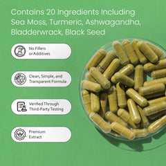 NaturaLife Labs ashwagandha blend capsules for focused days.