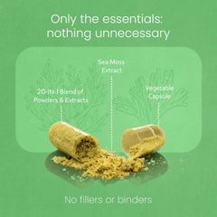 NaturaLife Labs bladderwrack and turmeric ingredients highlight vitality.