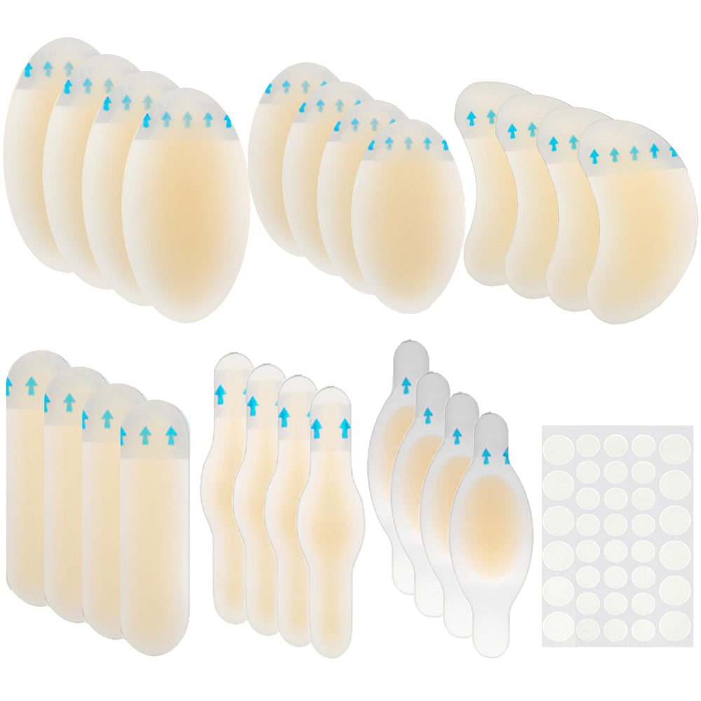 Naturahand foot patches six shapes offer versatile foot protection.
