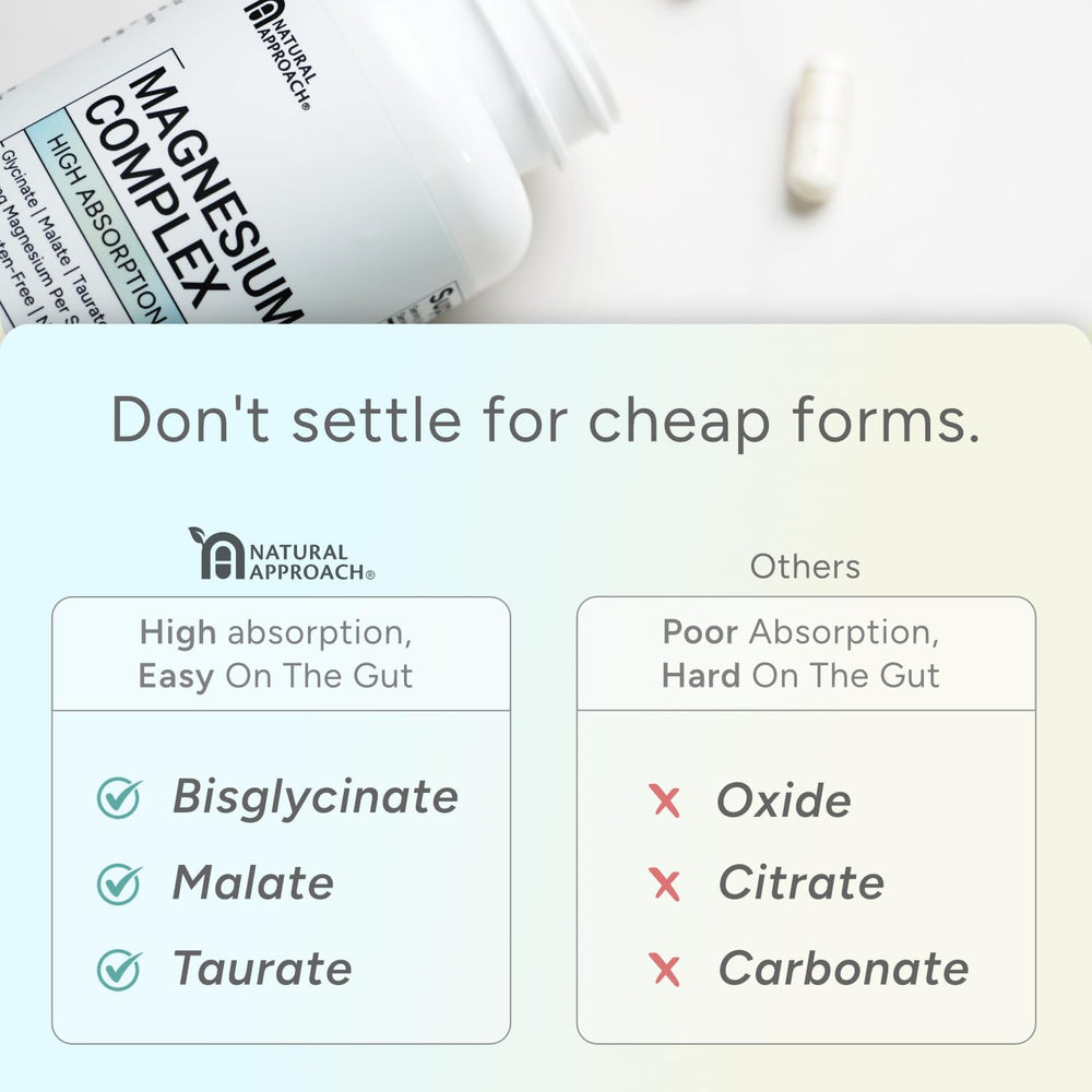 Natural Approach label closeup showing clean formula and no fillers