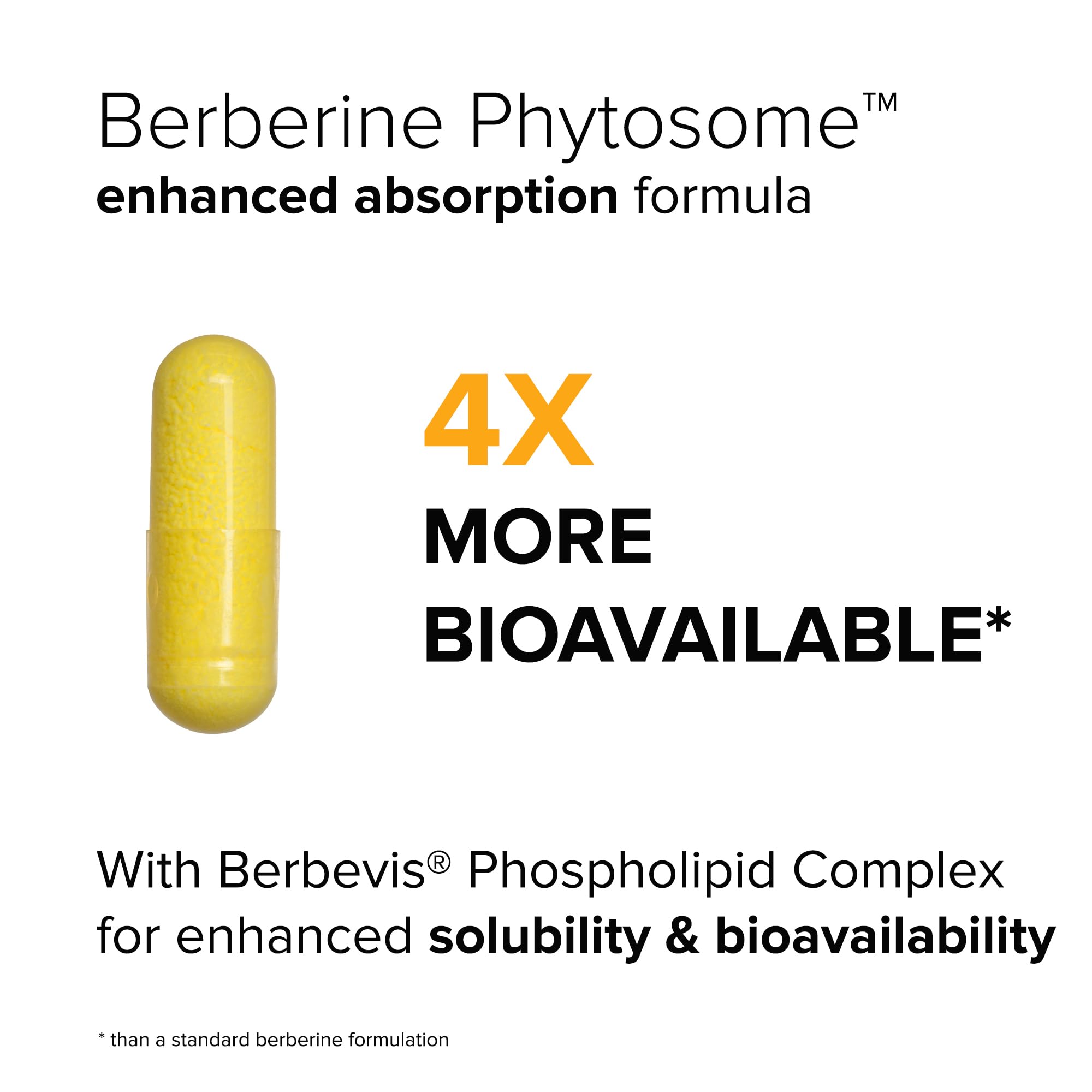 Natural BioScience berberine capsules 550mg emphasize potent dose for consistent metabolic support.