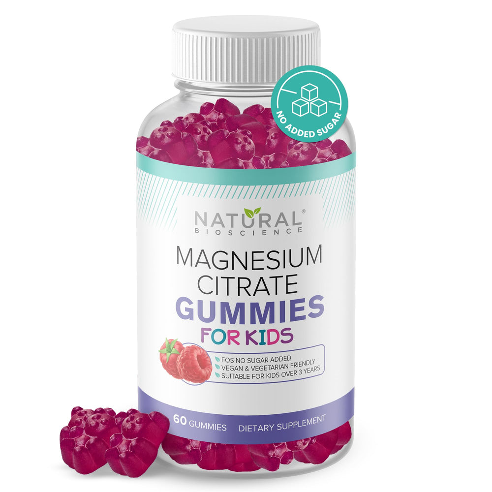 Natural BioScience Calm Kids magnesium gummies bottle for calm nights