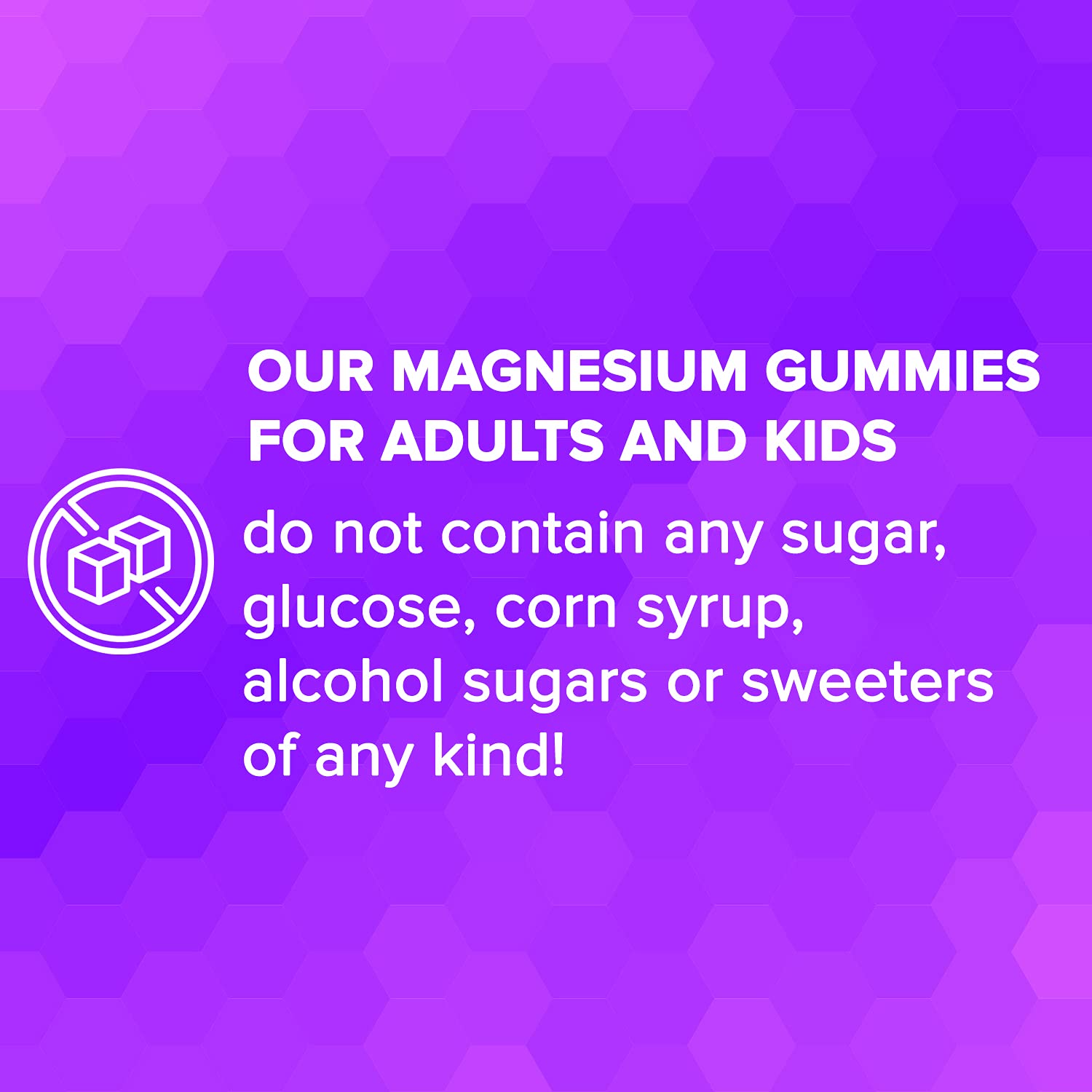 Natural BioScience sleep-support magnesium gummies closeup suggesting easier wind-down and restful nights.