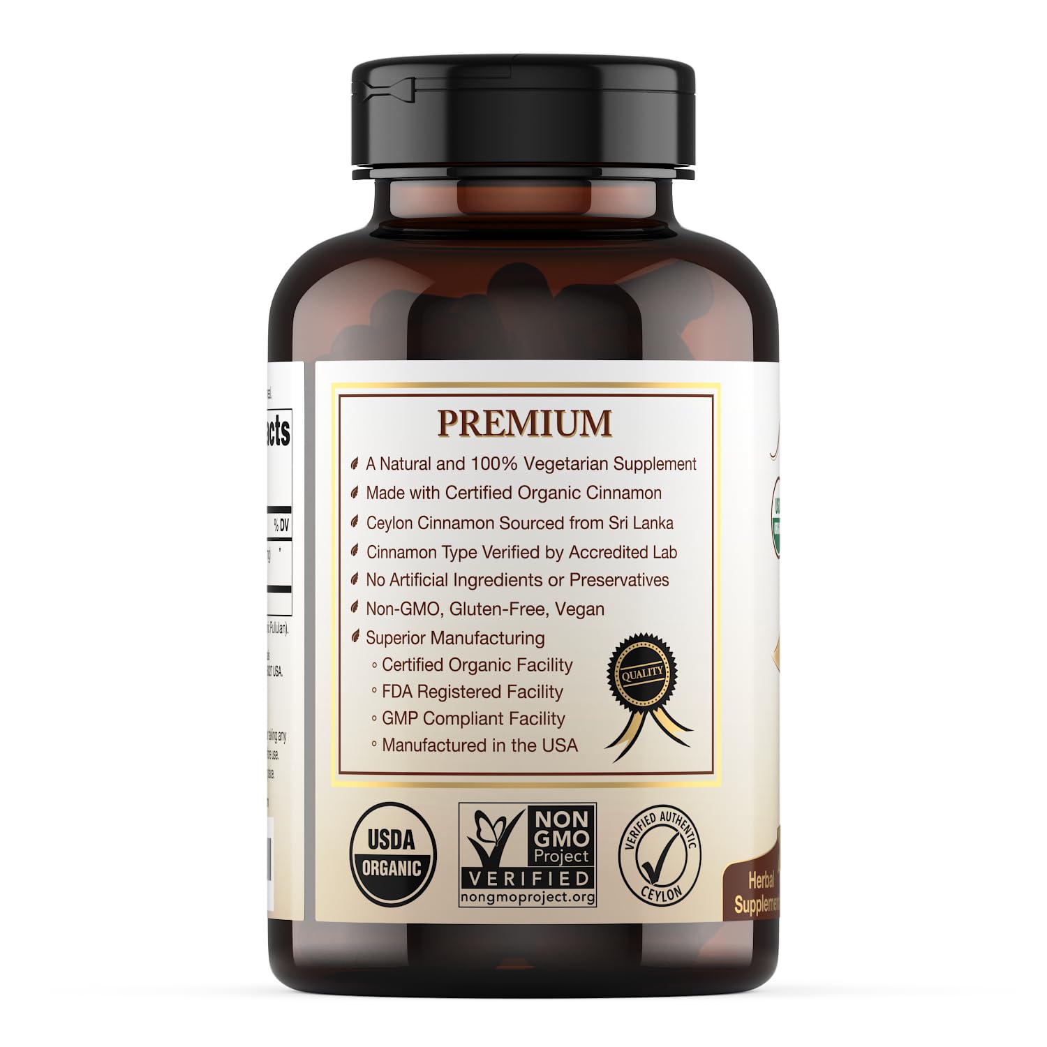 Natural Choice Botanicals capsules pour demonstrates easy daily dosing