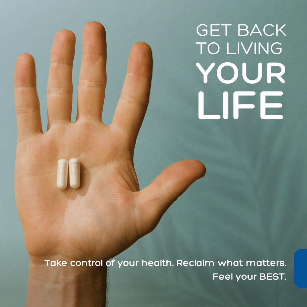 Natural Cure Labs clean label card highlights no artificial additives.