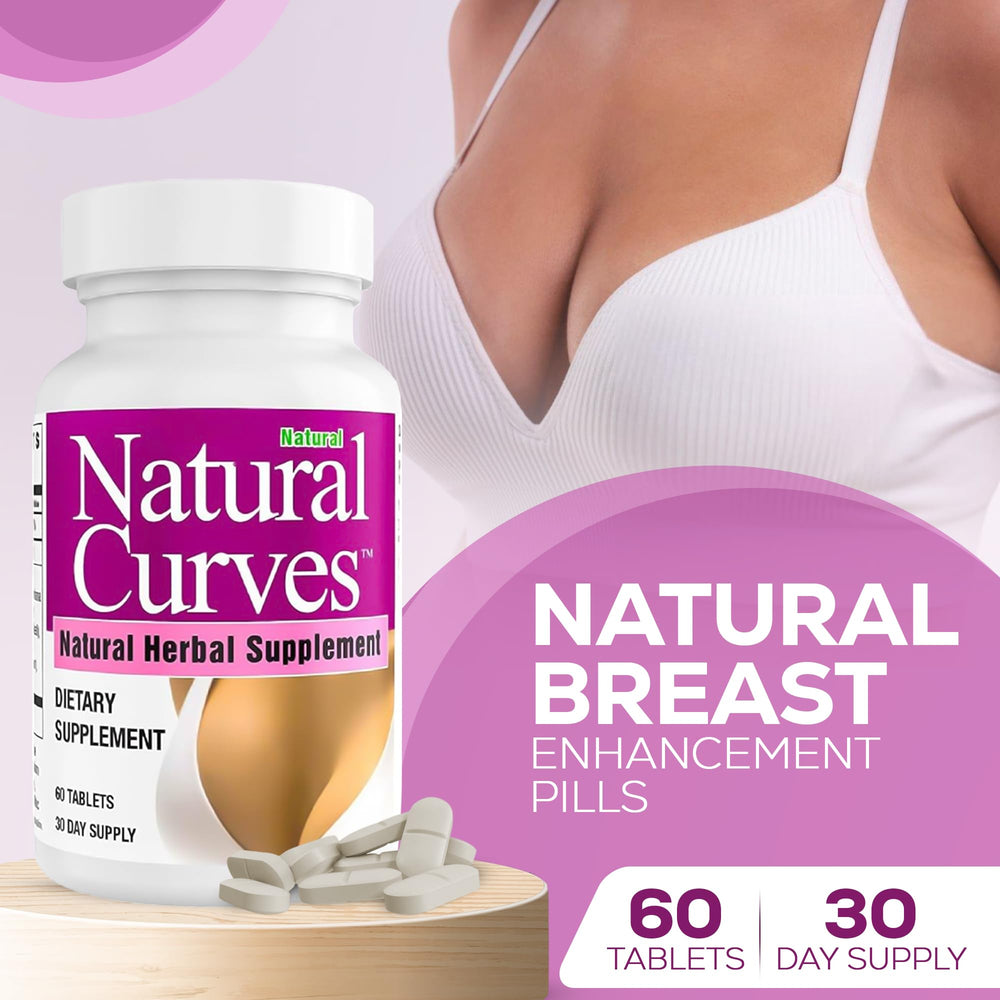 Natural Curves bottle label vegan non-GMO signifying ethical supplement choice