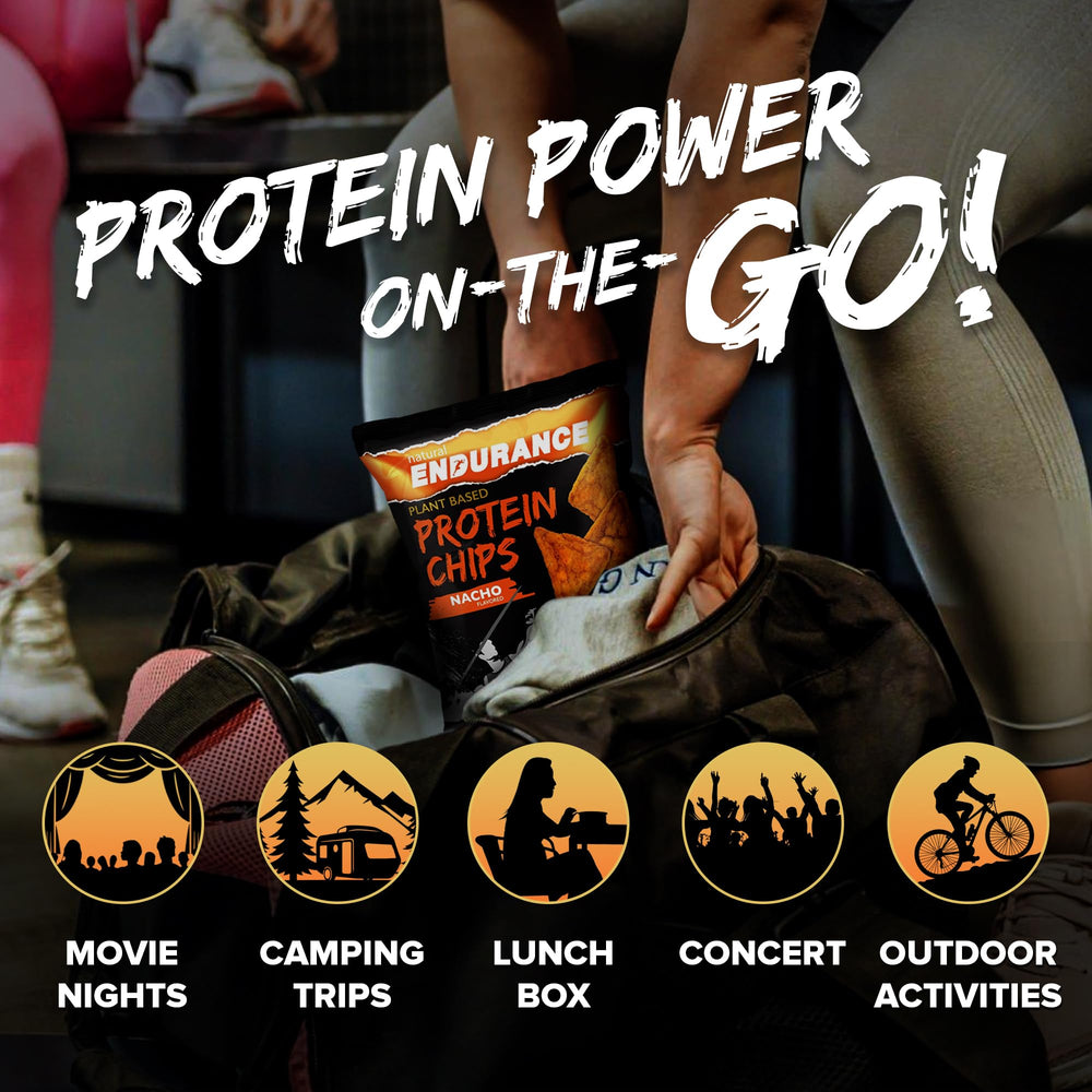 Natural Endurance Nacho Chips Birthday Cake flavor offers a sweet twist.