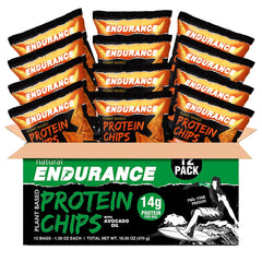 Natural Endurance Nacho Chips popped crisp texture without deep frying.