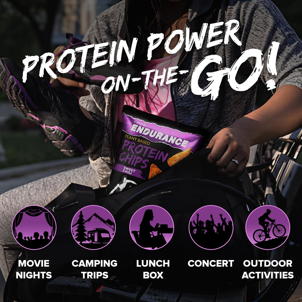 Natural Endurance Protein Chips gluten-free formula supports gluten-free diets