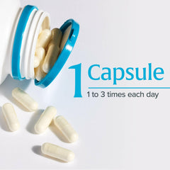 Close-up of Natural Factors Acidophilus Bifidus capsules for easy daily probiotic use