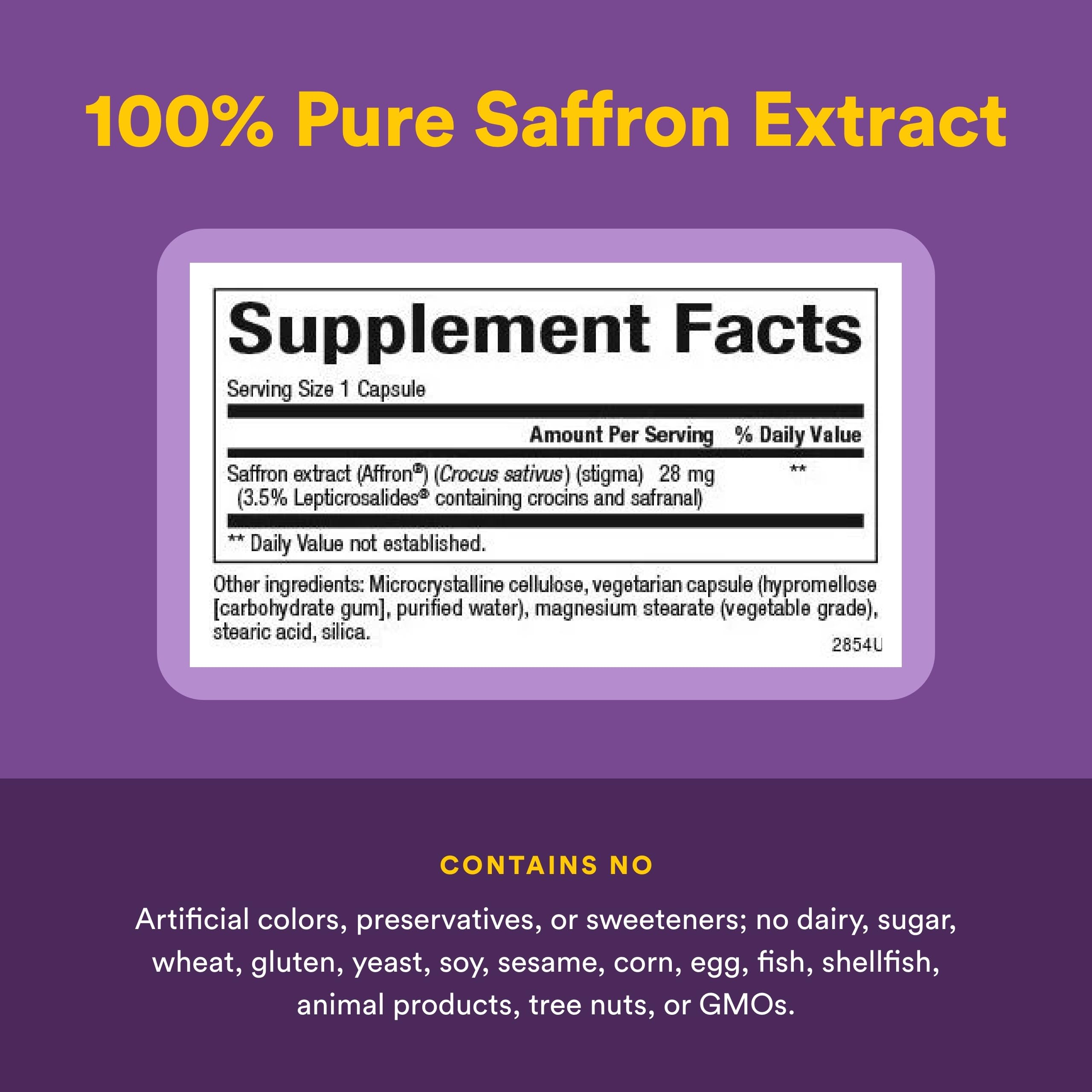 Natural Factors Affron saffron threads close-up emphasize rich color and quality for calm routines.