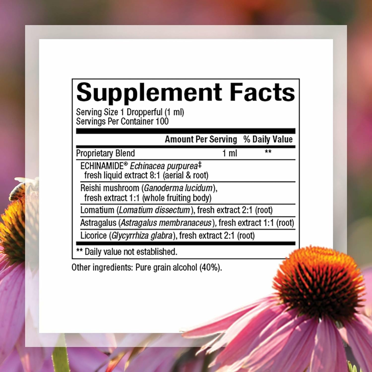 Natural Factors Anti-V Liquid dropper dispensing a precise daily dose for immune wellness.