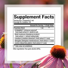 Natural Factors Anti-V Liquid dropper dispensing a precise daily dose for immune wellness.
