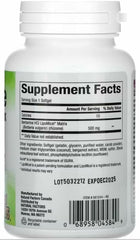 Natural Factors Berberine Lipomicel label detail highlights 500 mg per capsule.