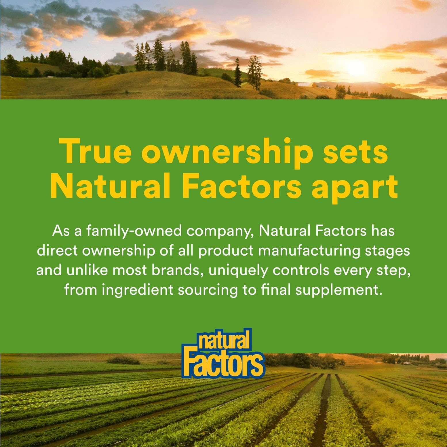 Natural Factors brand logo on product packaging.