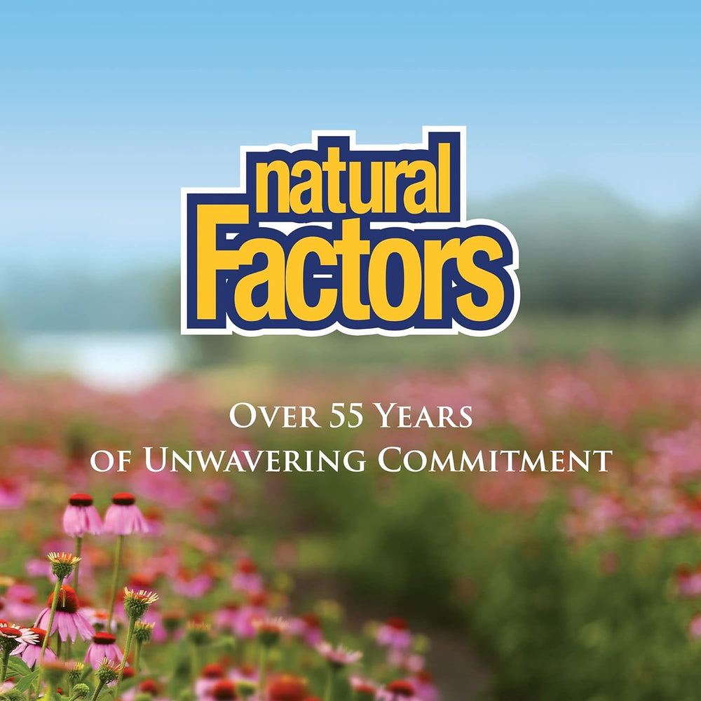 Natural Factors Bromelain 500 mg capsule count on bottle label