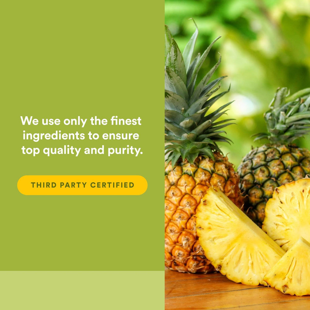 Natural Factors Bromelain 500 mg pineapple stem source illustration