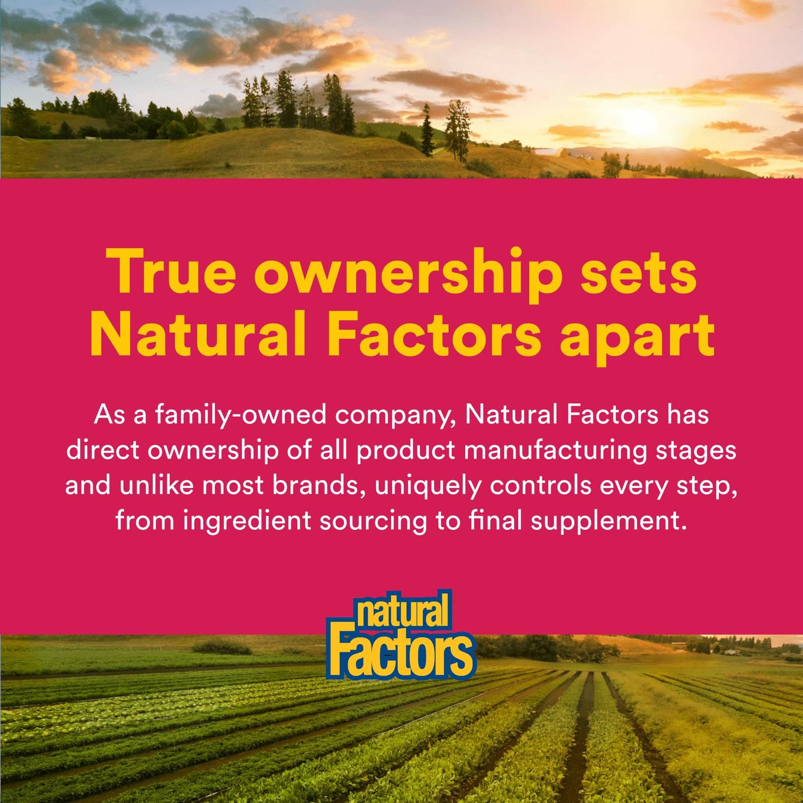 Natural Factors calcium citrate bottle with glass illustrates daily supplementation.