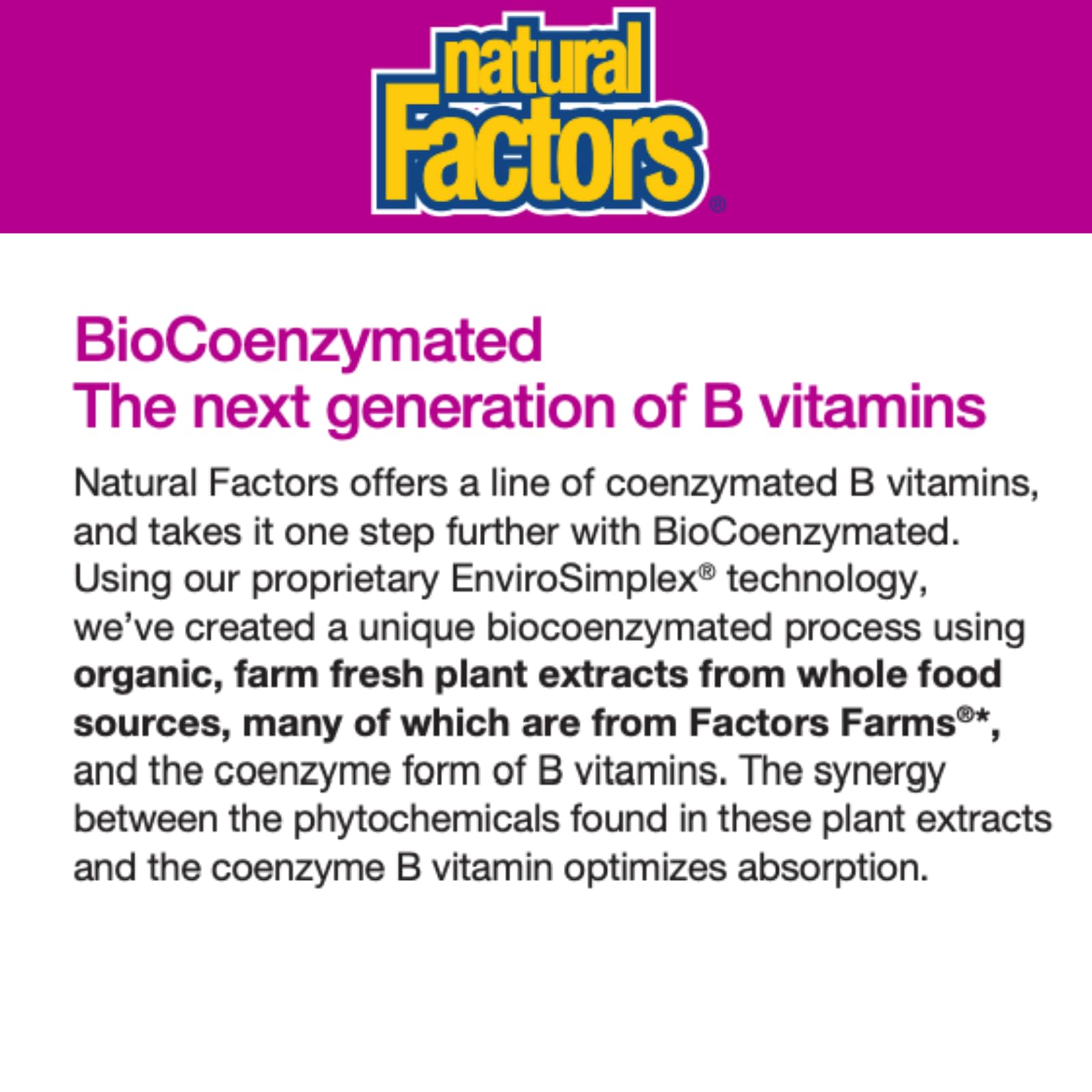 Natural Factors Biocoenzimado Methylfolato en cápsulas en la palma para uso diario.