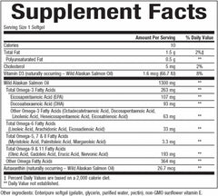 Close-up of Natural Factors Complete Omega softgel capsules for easy daily use