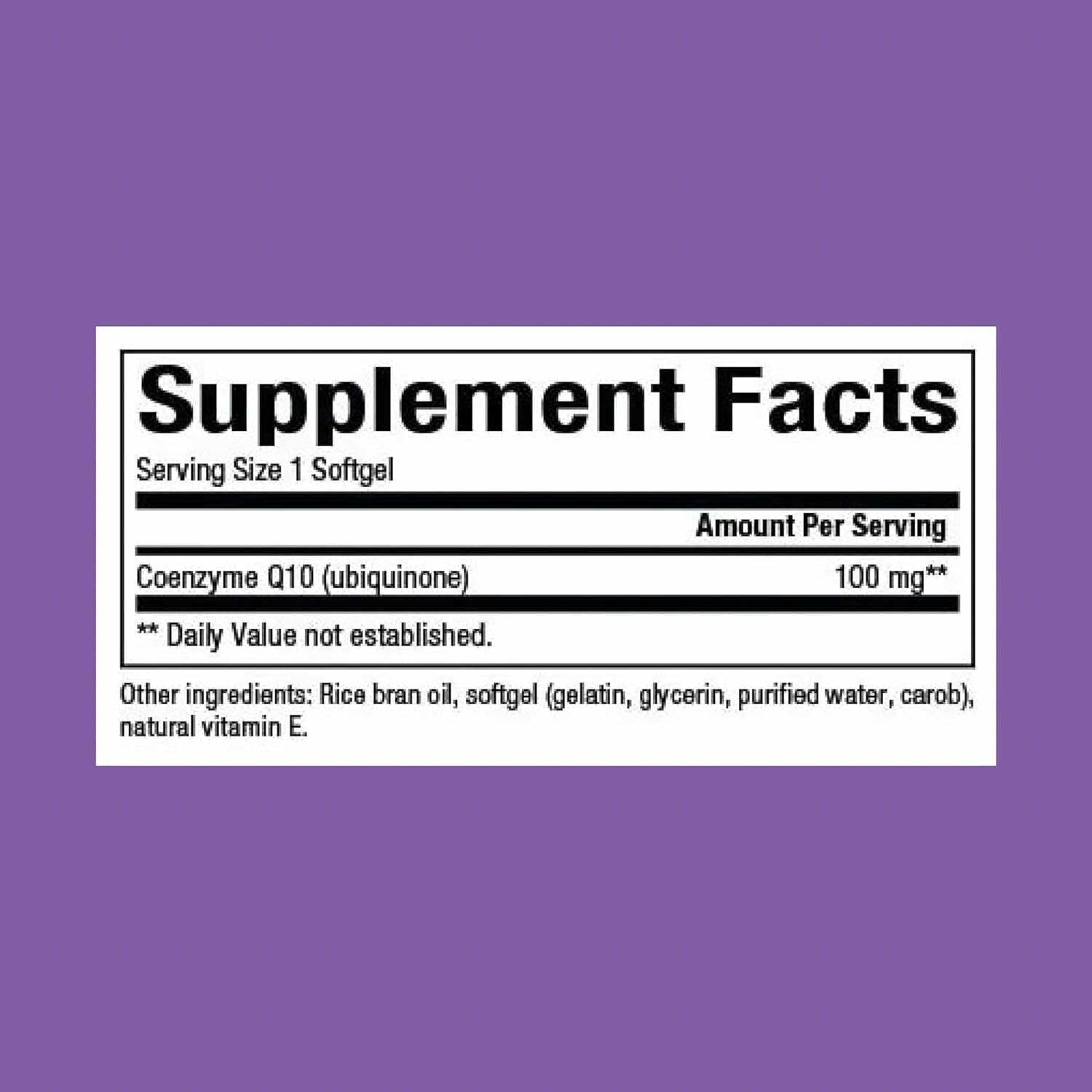 Natural Factors CoQ10 bottle pour highlighting daily supplement use