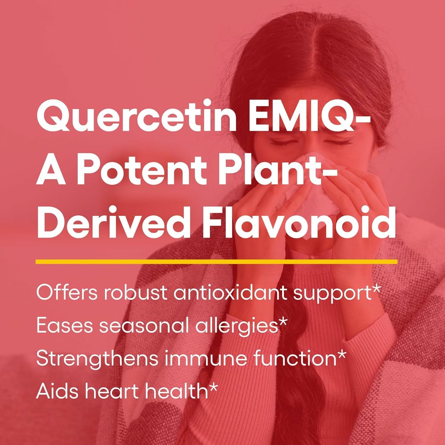 Natural Factors EMIQ bottle close-up emphasizes enhanced bioavailability claim.