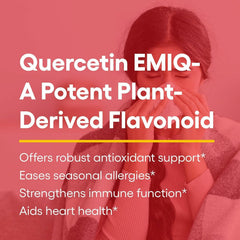 Natural Factors EMIQ bottle close-up emphasizes enhanced bioavailability claim.