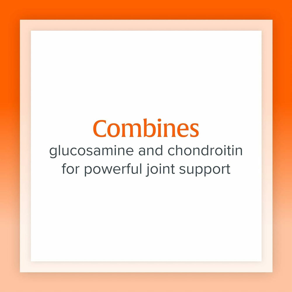 Natural Factors Glucosamine & Chondroitin capsules closeup for easy daily dosing.