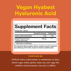 Natural Factors Hyabest capsule interior; softgel design for easy swallowing.