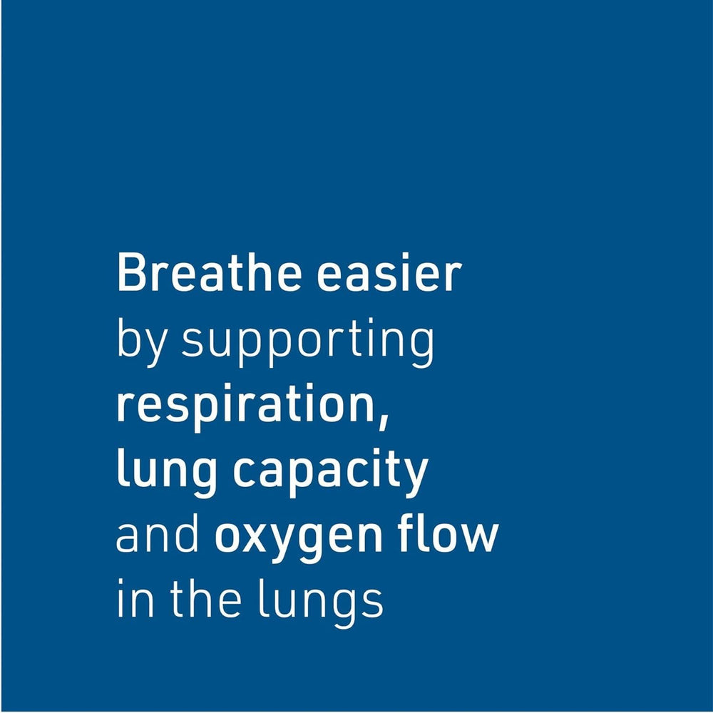 Natural Factors ingredients list with botanicals and enzymes for respiratory support