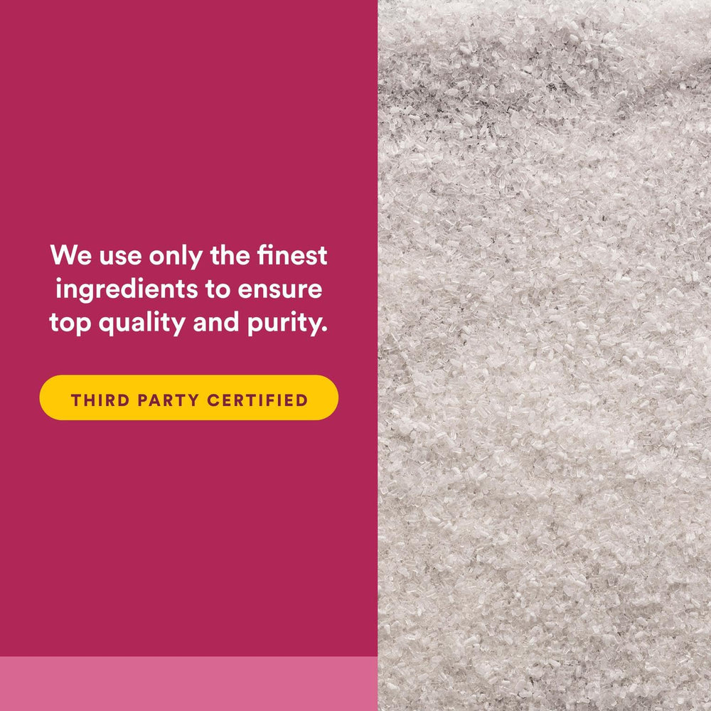 Natural Factors Magnesium Bisglycinate Powder tub with bone health imagery.