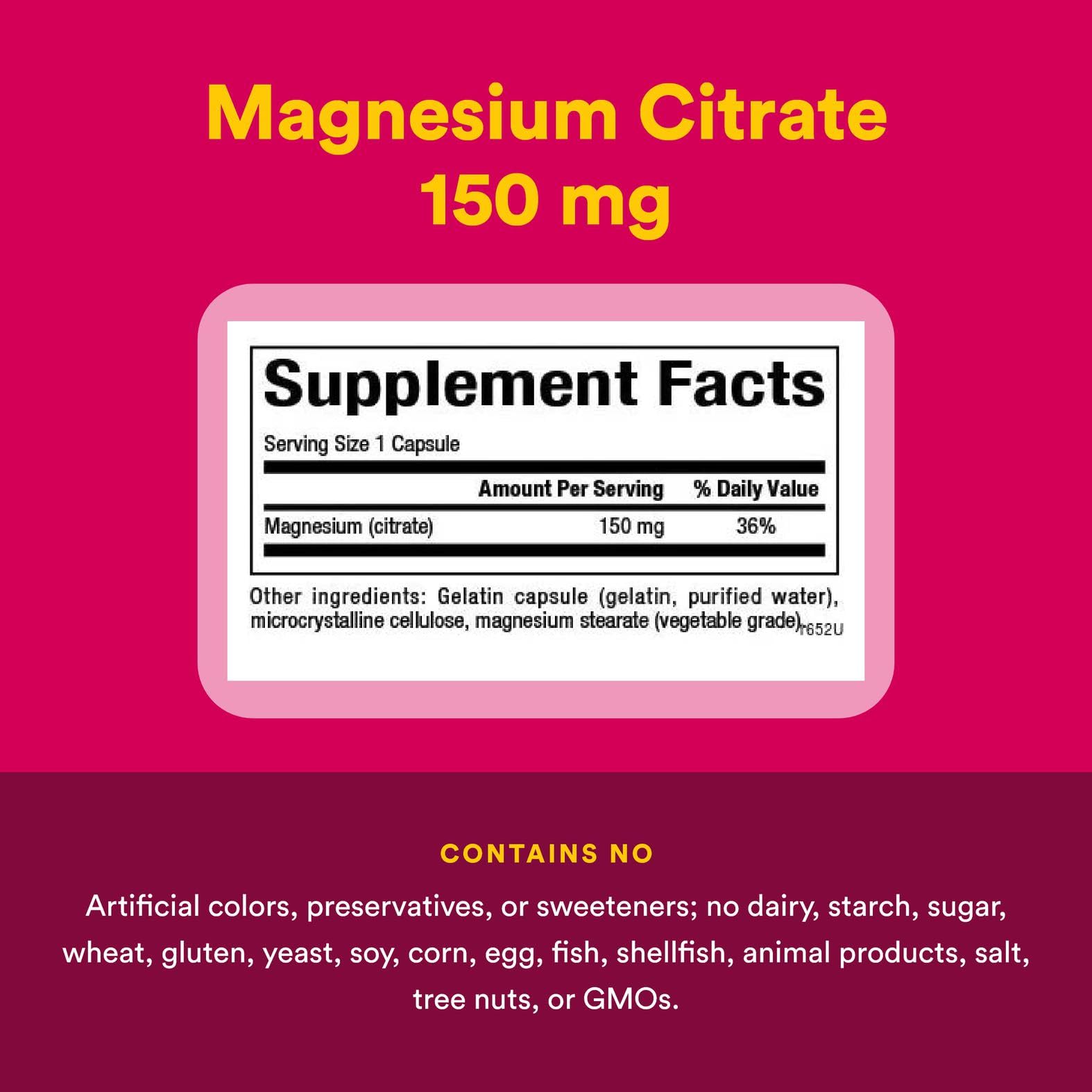 Natural Factors Magnesium Citrate bottle with glass promotes daily wellness
